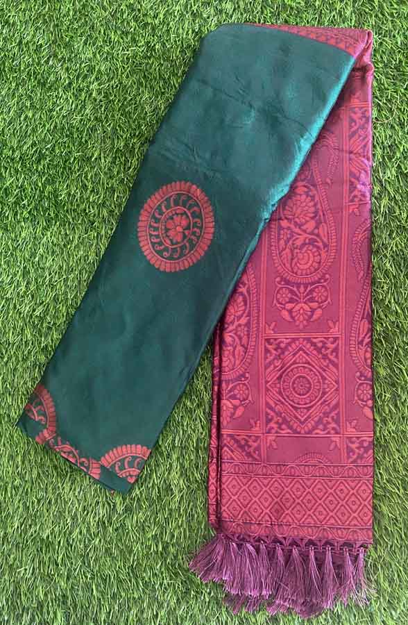 Semi Silk Saree DS292-01