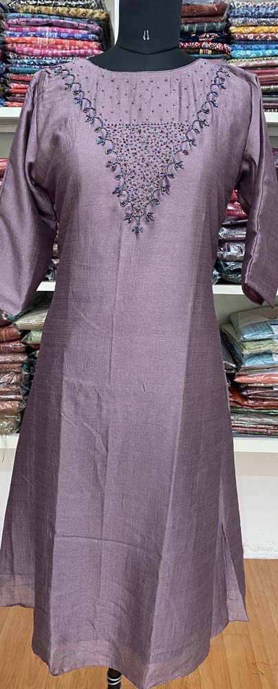 Vichitra Silk Kurtis DK3-04