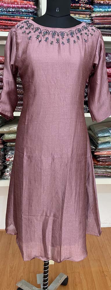 Vichitra Silk Kurtis DK3-06