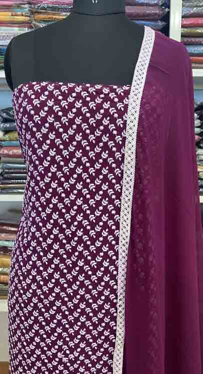 Georgette Churidar Set DC183-01