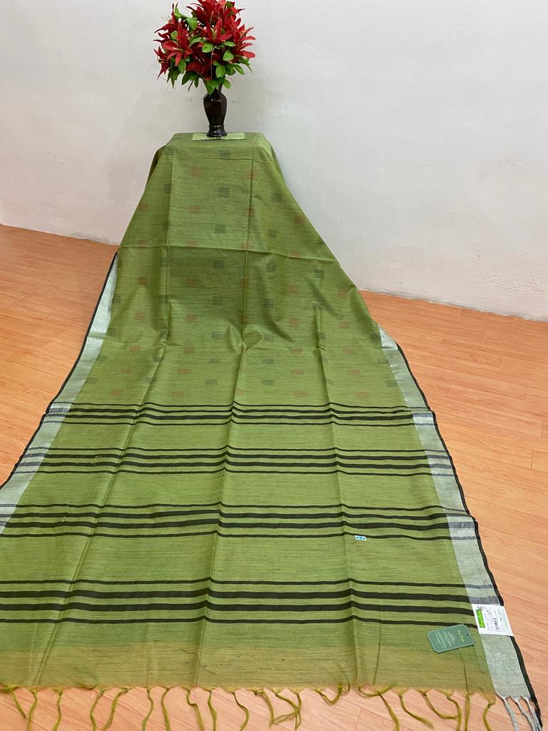 Semi Tusser Saree DS307-07