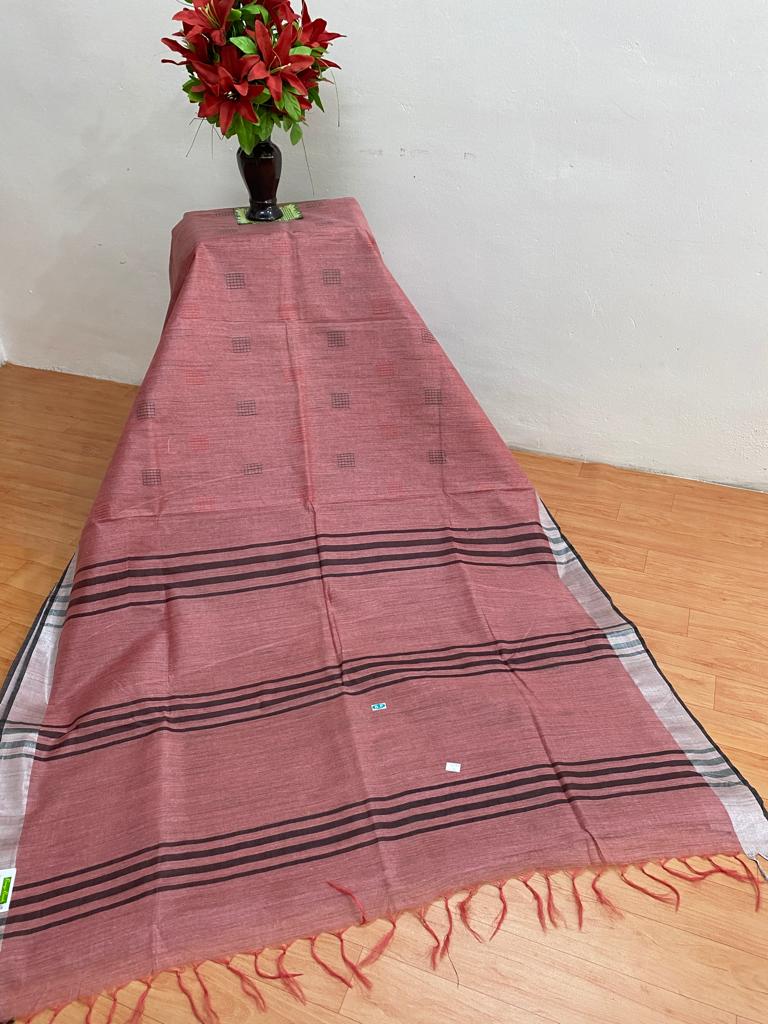 Semi Tusser Saree DS307-11