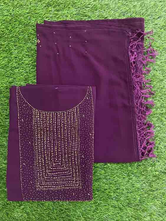 Crispy Georgette Churidar Set DC186-07