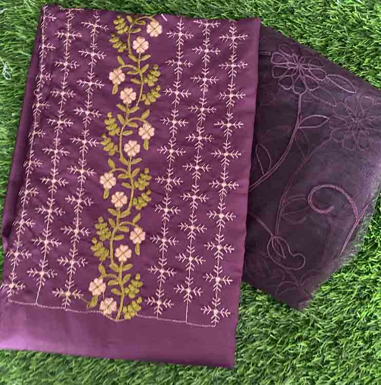 Semi Silk Churidar Set DC180-04