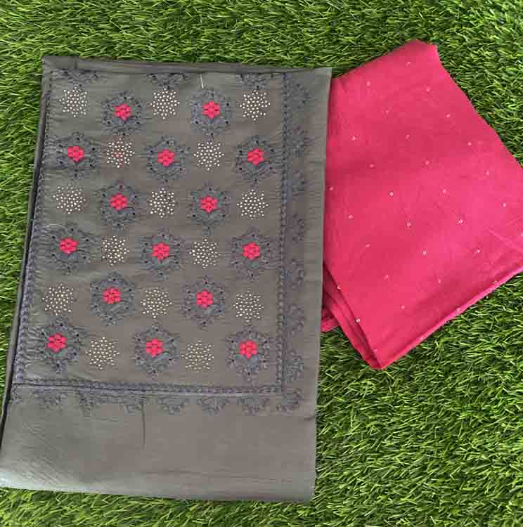 Semi Silk Churidar Set DC180-08