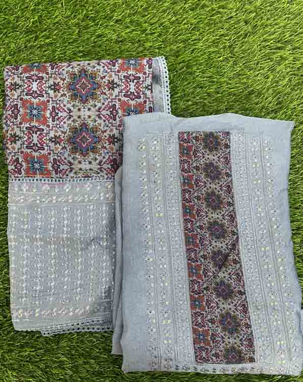 Vichitra Silk Churidar Set DC181-07
