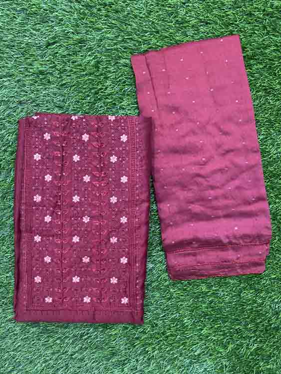 Semi Silk Churidar Set DC189-03