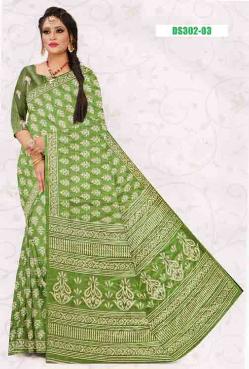 Daily Wear Semi Silk Saree DS302-03