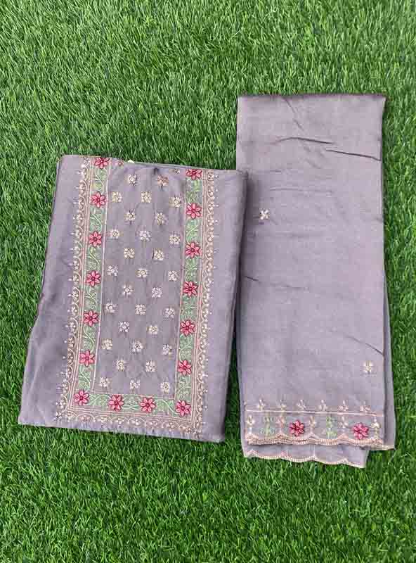 Vichitra Silk Churidar Set DC174-04