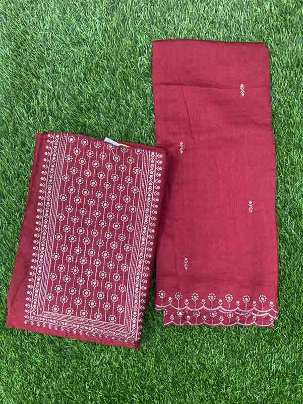 Vichitra Silk Churidar Set DC177-03