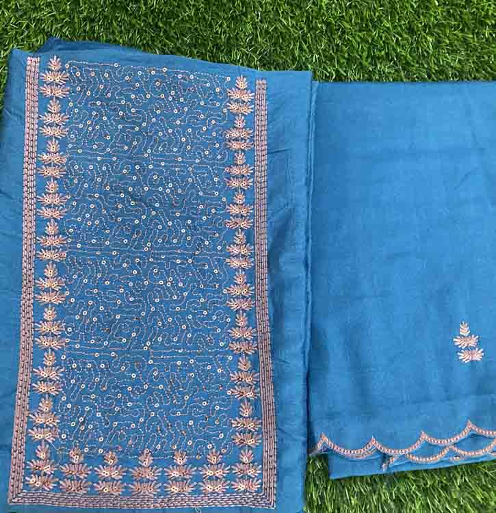 Vichitra Silk Churidar Set DC192-02