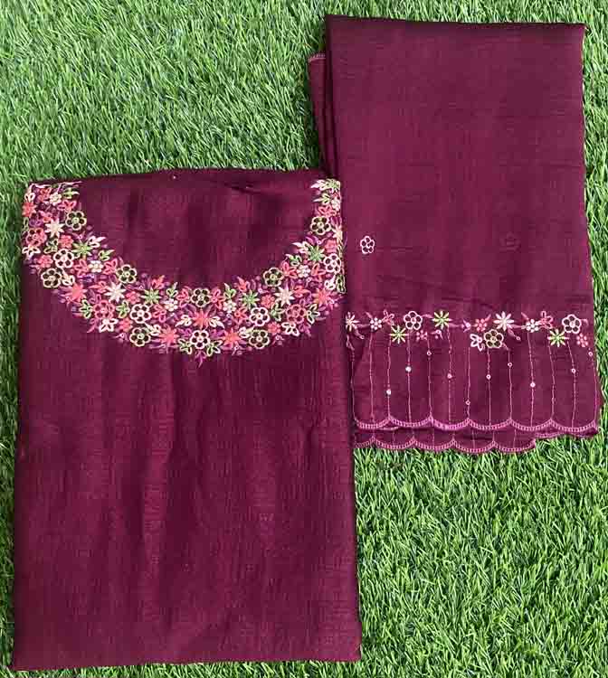 Vichitra Silk Churidar Set DC220-03