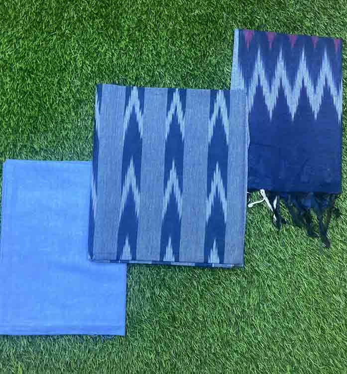 Cotton Ikkat Churidar Set DC201-07
