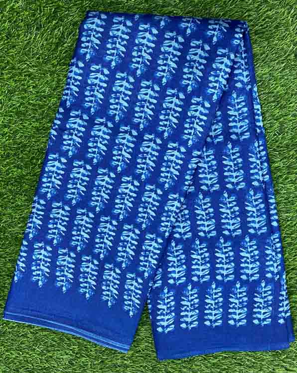 Semi Silk Indigo Blue Saree DS322-15