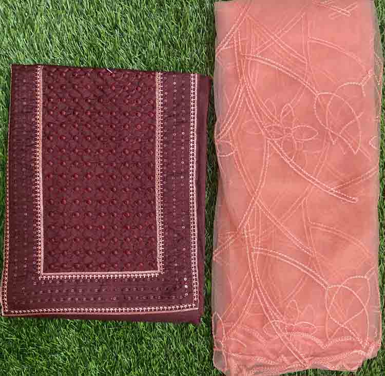 Semi Silk Churidar Set DC221-05