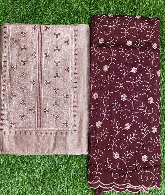 Vichitra Silk Churidar Set DC222-04
