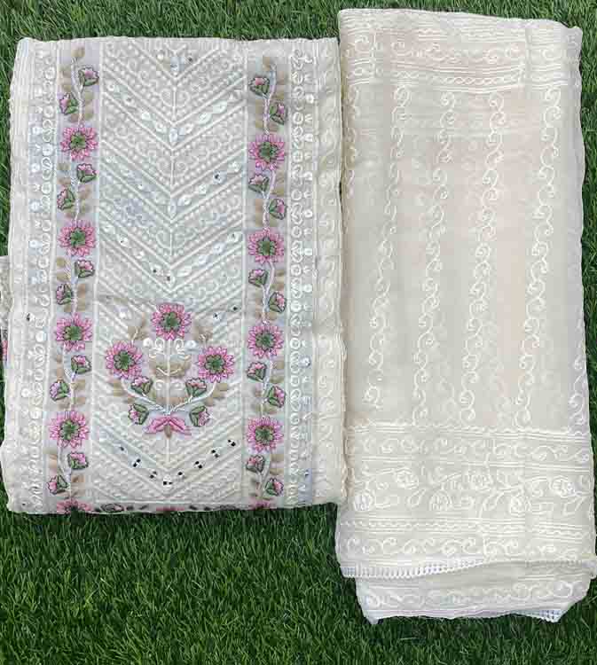 Georgette Churidar Materials DC225-07