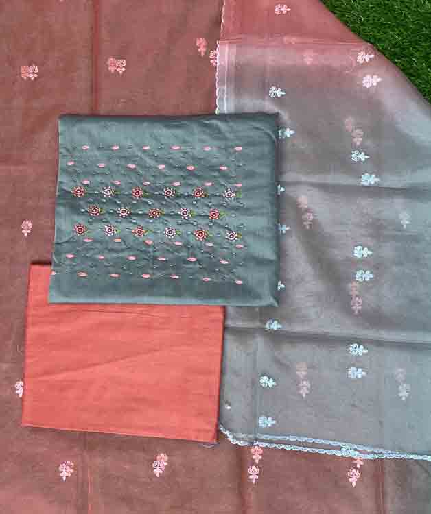 Hand Embroidery Churidar Set DC249-01