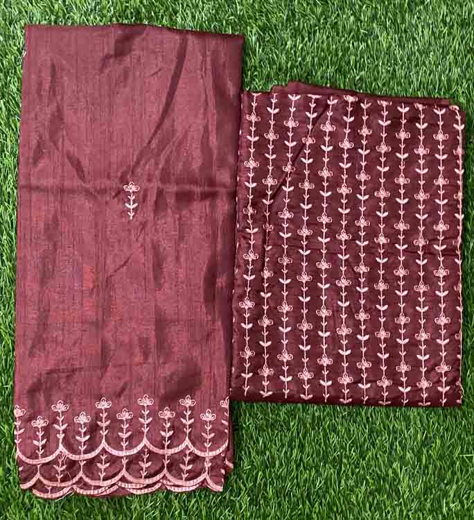 Daily Wear Semi Silk Churidar Materials Set DC243-11