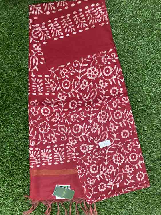 Batik Print Semi Tusser Saree DS352-06
