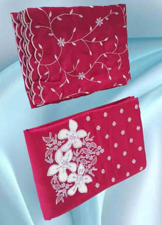 Vichitra Silk Churidar Set DC236-02
