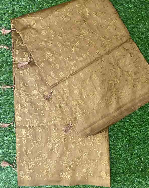 Embroidered Art Silk Saree – Party Wear Saree DS392-07