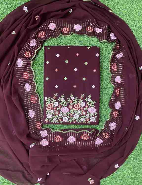 Unstitched Georgette Churidar Materials DC271-06