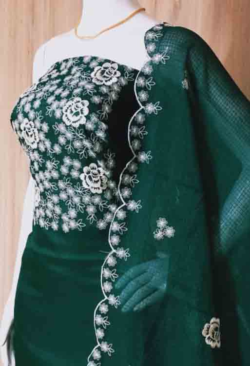 Kota Check Salwar Suit Cloth DC274-03
