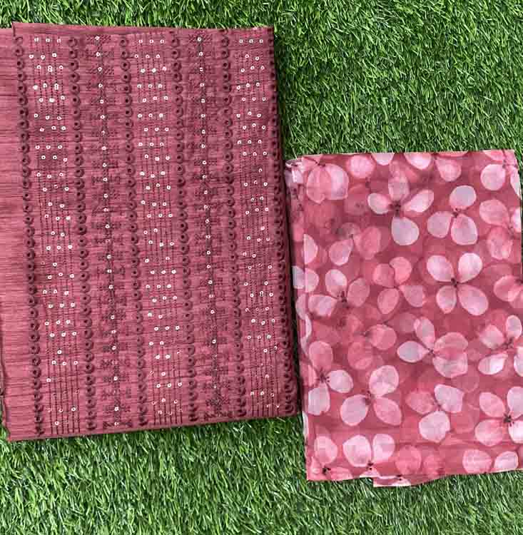 Unstitched Semi Silk Churidar Set DC260-01