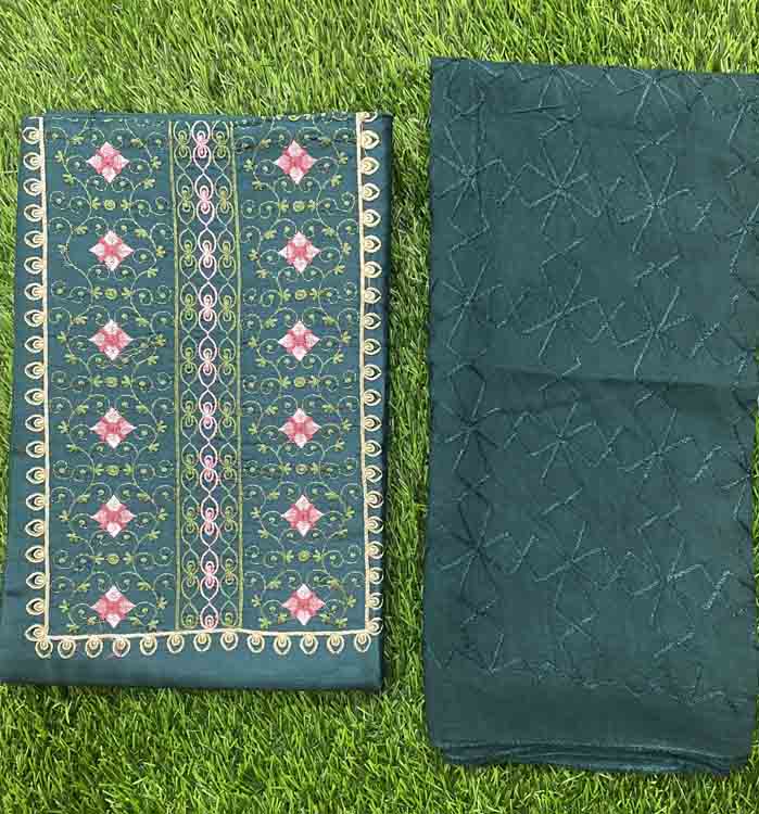 Semi Silk Churidar Set DC266-04