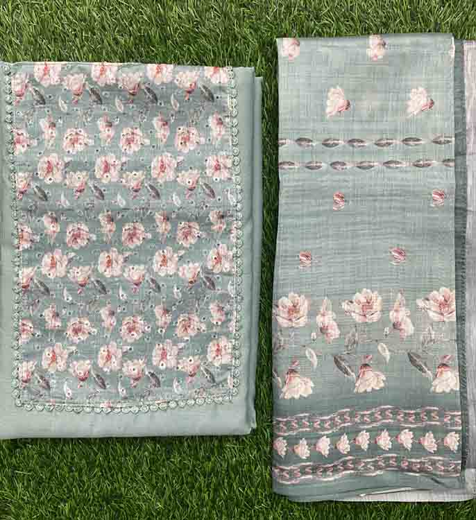 Unstitched Semi Silk Churidar Materials DC276-06