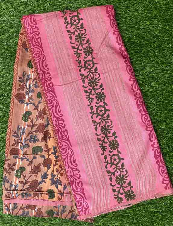Semi Tusser Saree DS381-02
