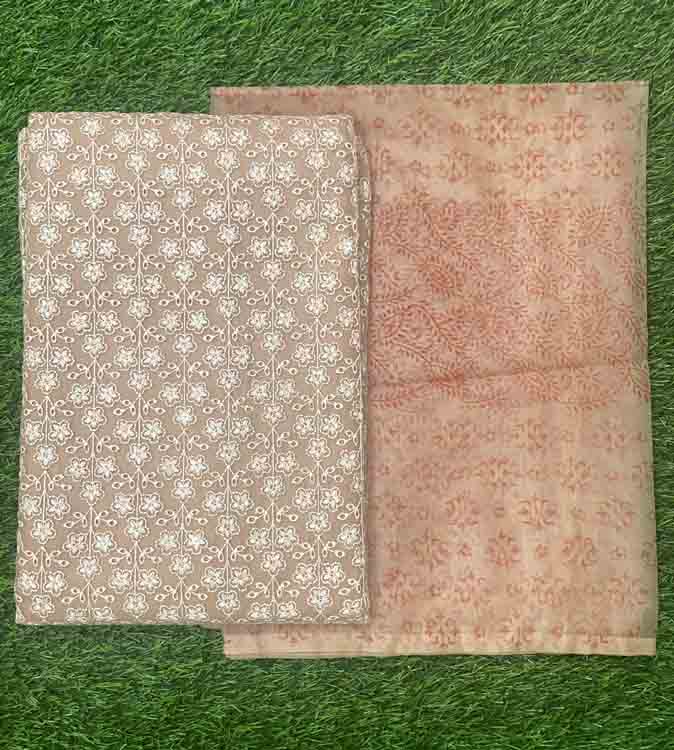Unstitched Organza Churidar Set DC257-06