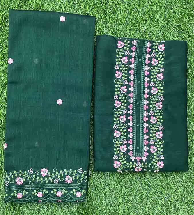 Vichitra Silk Churidar Set DC263-01
