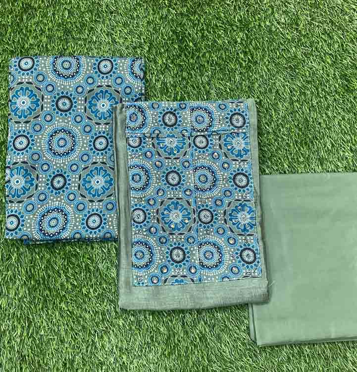 Vichitra Silk Churidar Materials DC256-02