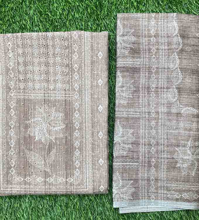 Cotton Linen Churidar Materials Set DC298-04