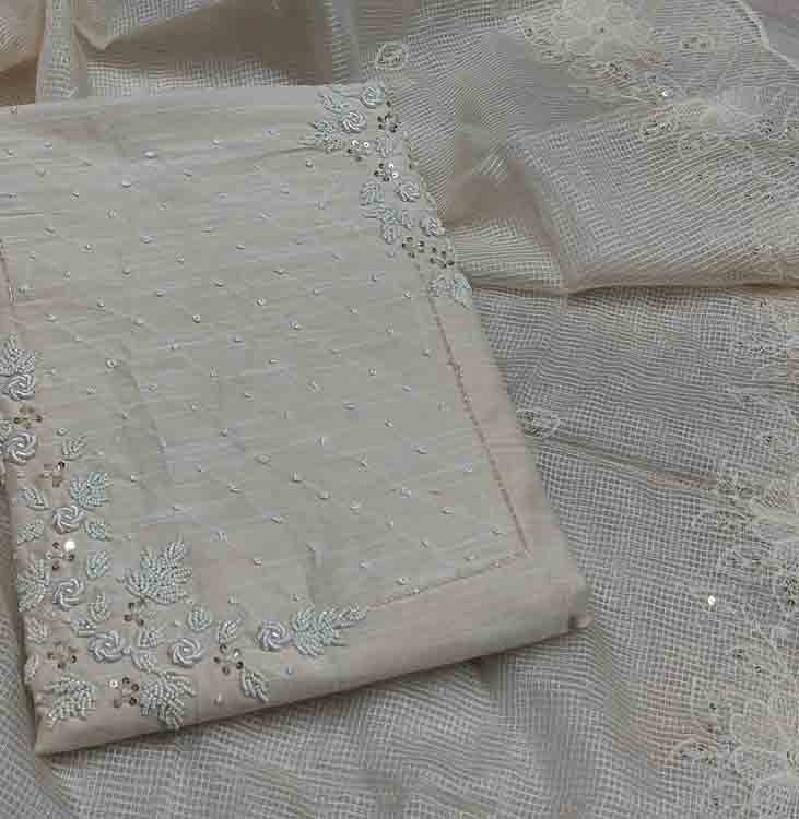 Slub Cotton Churidar Materials Set DC305-03