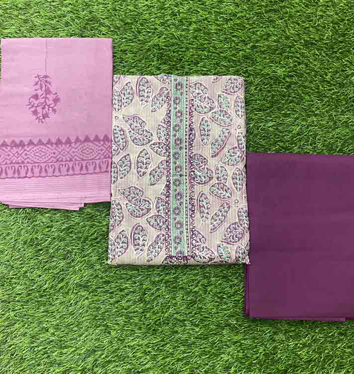 Unstitched Cotton Churidar Materials DC290-04