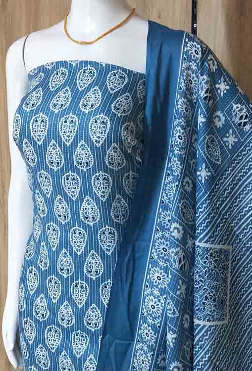 Cotton Blend Churidar Materials Set DC300-05
