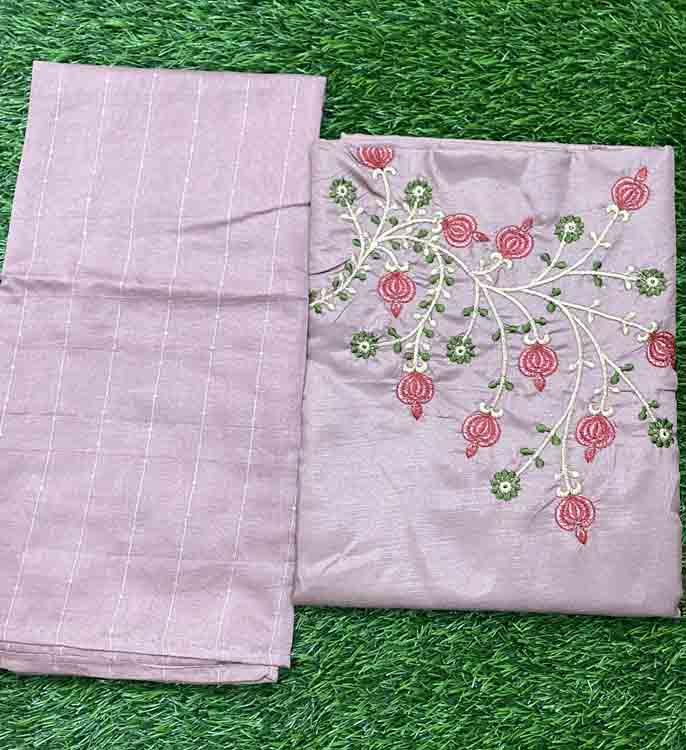 Daily Wear Semi Silk Churidar Materials DC291-04