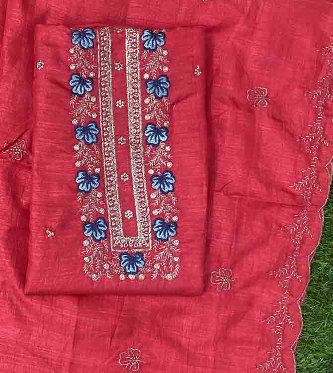 Daily Wear Semi Silk Churidar Set DC303-08