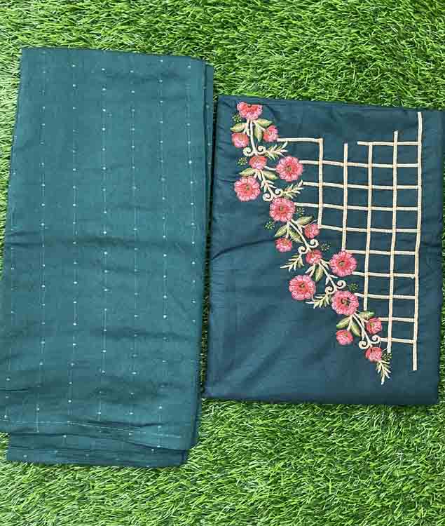 Unstitched Semi Silk Churidar Materials DC283-02