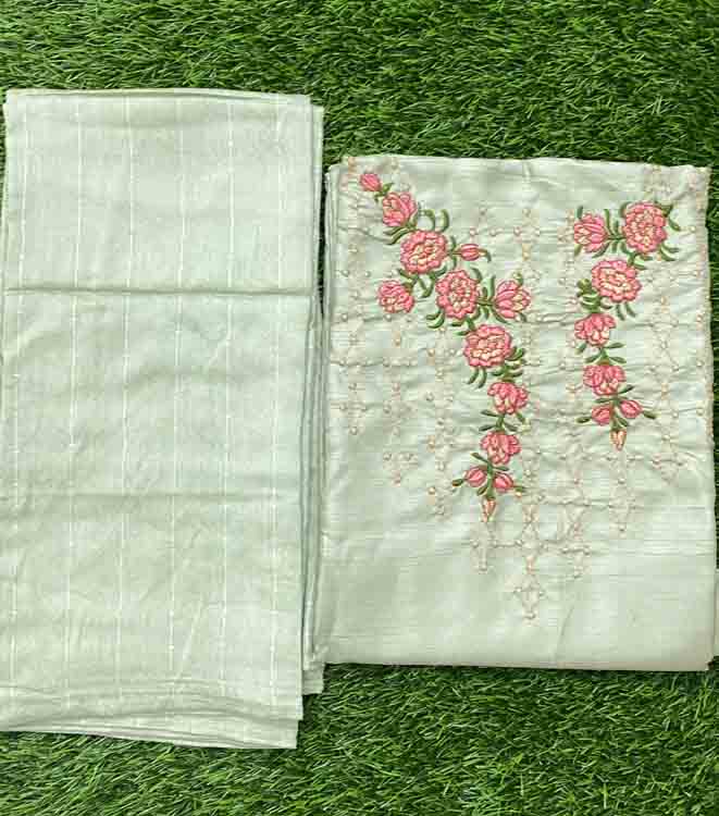 Unstitched Semi Silk Churidar Materials DC283-06