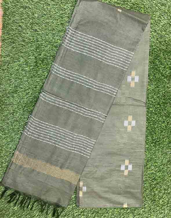 Semi Tusser Silk Saree DS418-07