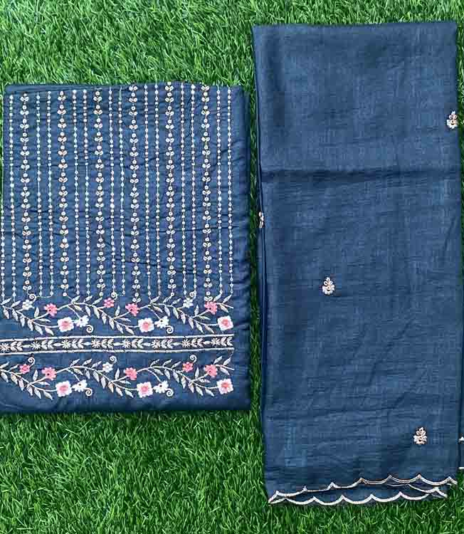 Vichitra Silk Churidar Materials DC294-07