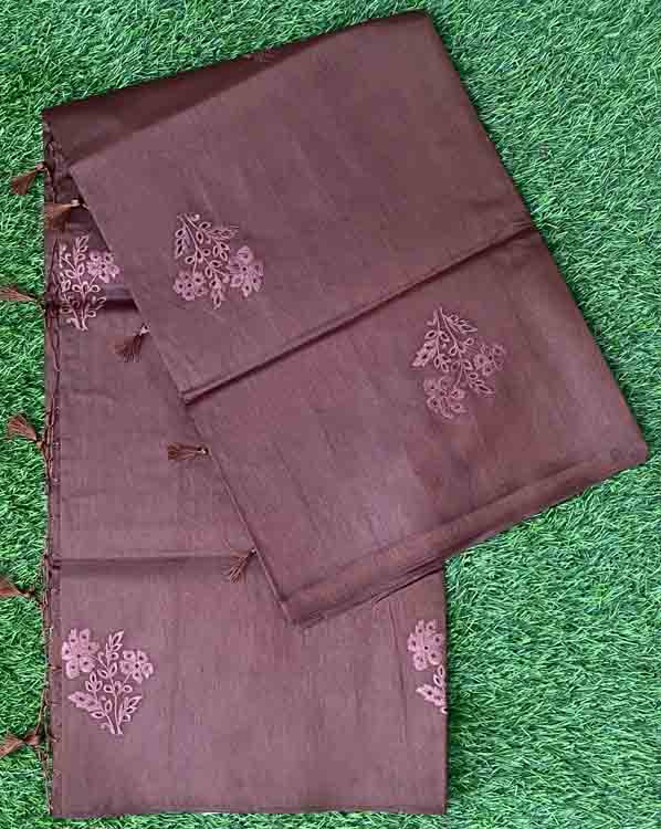 Art Silk Saree with Embroidery Work DS433-05