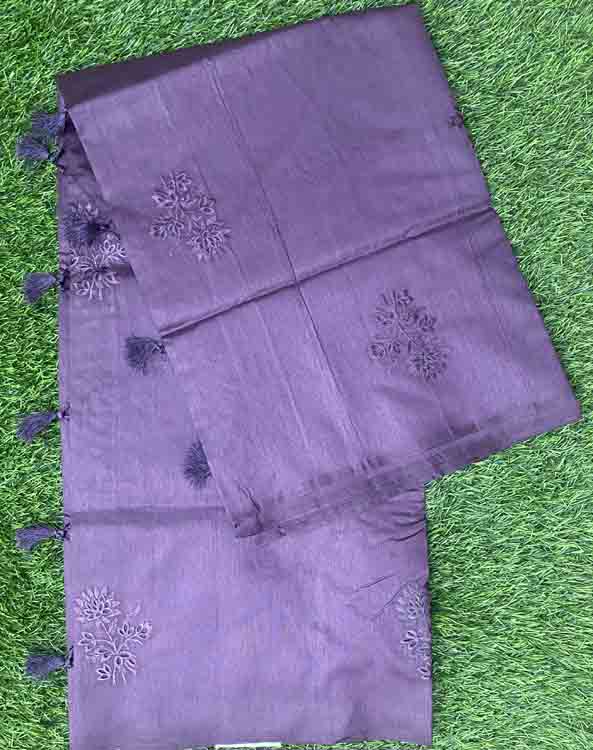 Art Silk Saree with Embroidery Work DS433-07