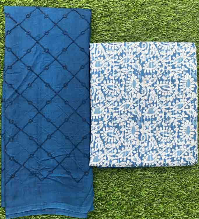 Unstitched Cotton Churidar Materials Set DC324-07