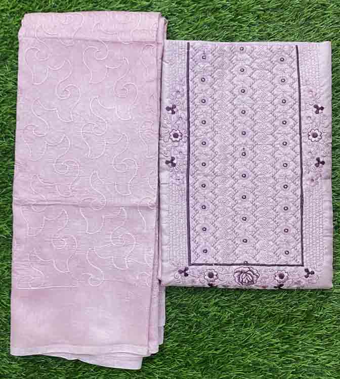 Daily Wear Semi Silk Churidar Materials Set DC331-09