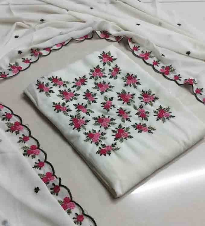 Georgette Churidar Materials Set DC317-01